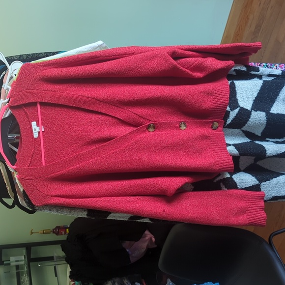 bp Sweaters - 💜BP 4x cropped button cardigan